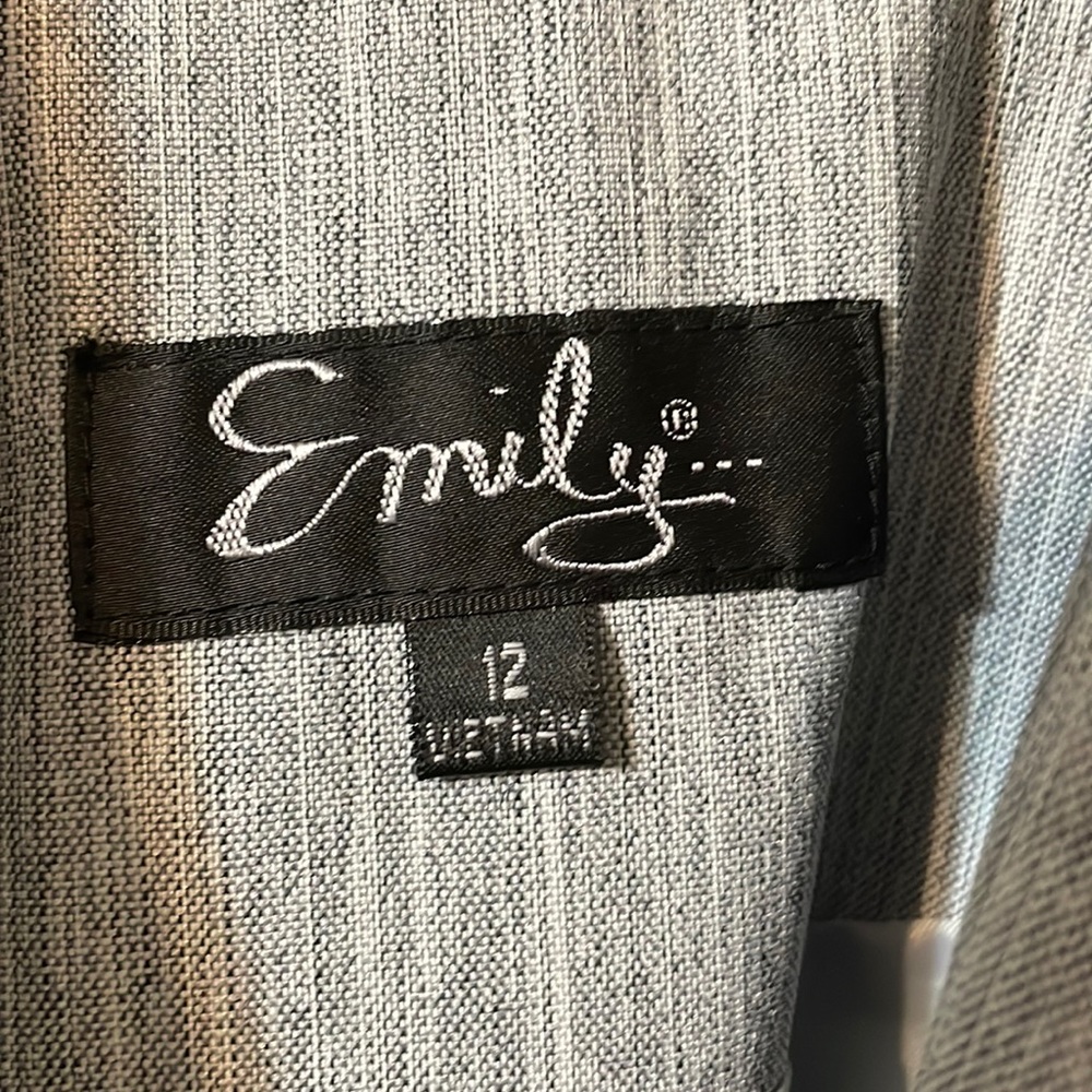 Gray dress and coat